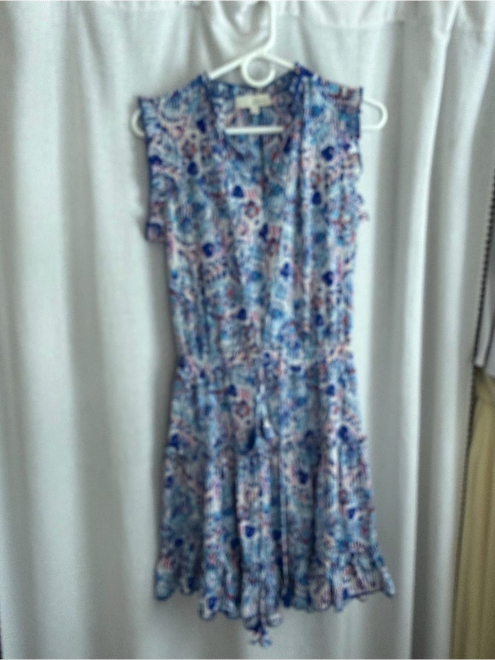 Pinch Blue and Pink Floral Mini Dress
